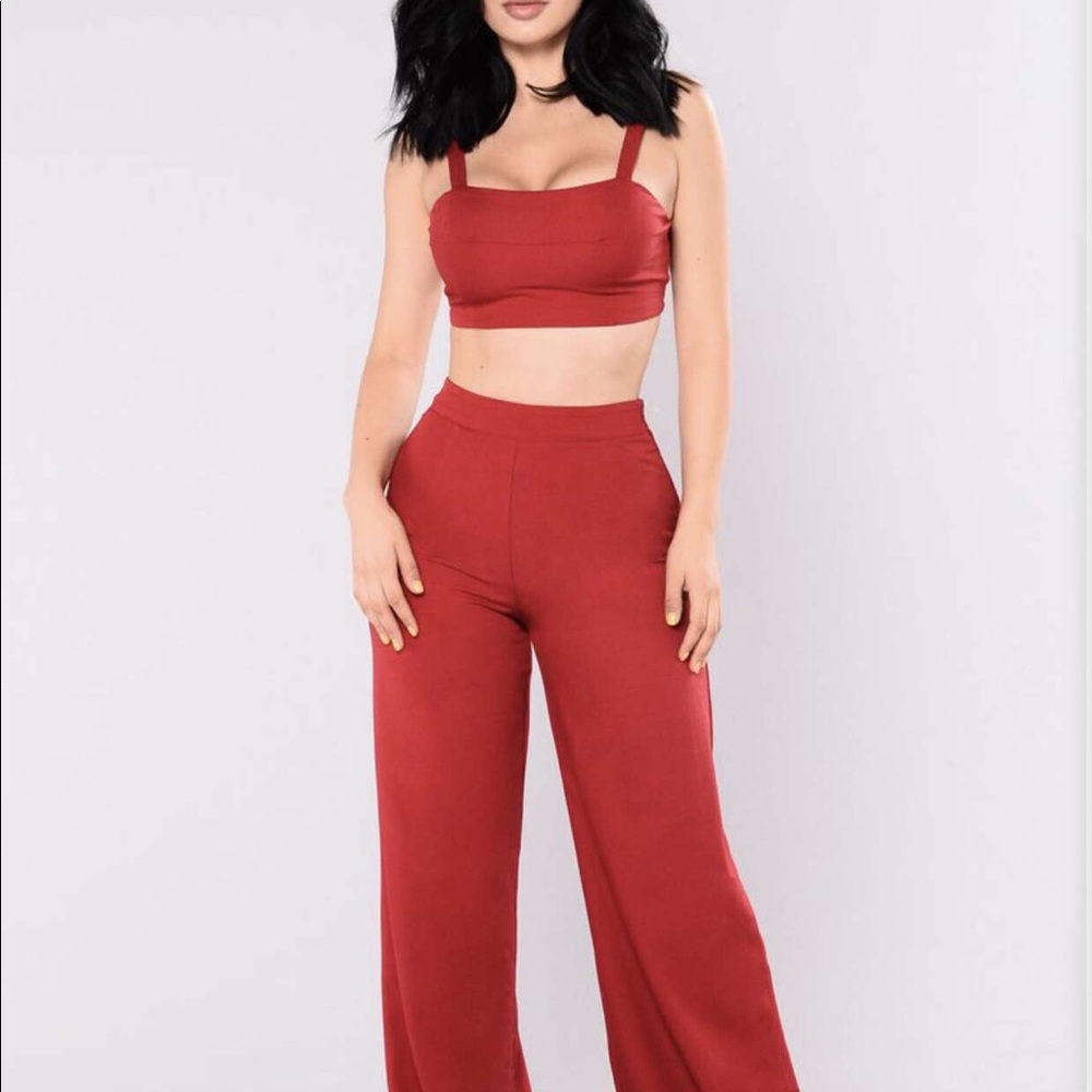 Red two pice set